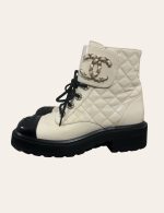 Chanel Quilted Boots SZ 37