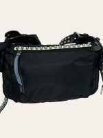 Prada Nylon Stud Crossbody Bag