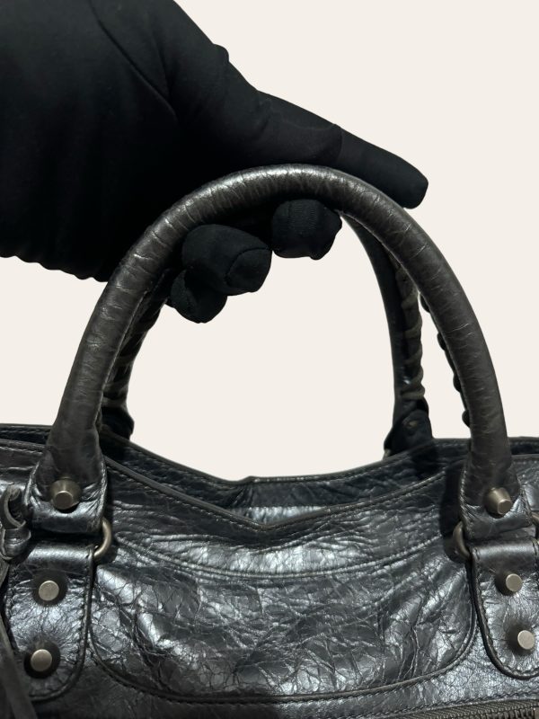 Balenciaga Metallic City Bag