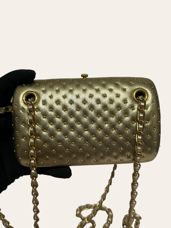 Prada Gold Chain Clutch