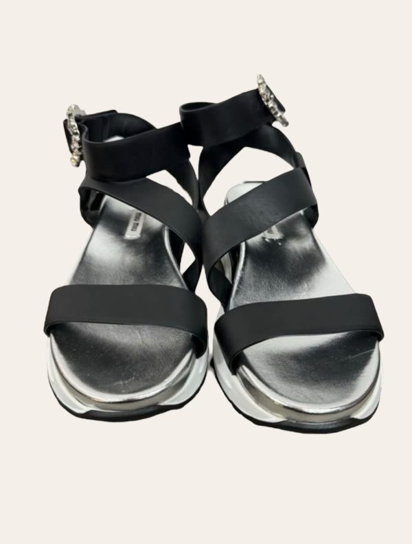 Miu Miu Crystal Sandal SZ 38