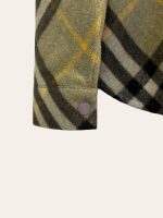 Burberry Check Wool Blend Shirt