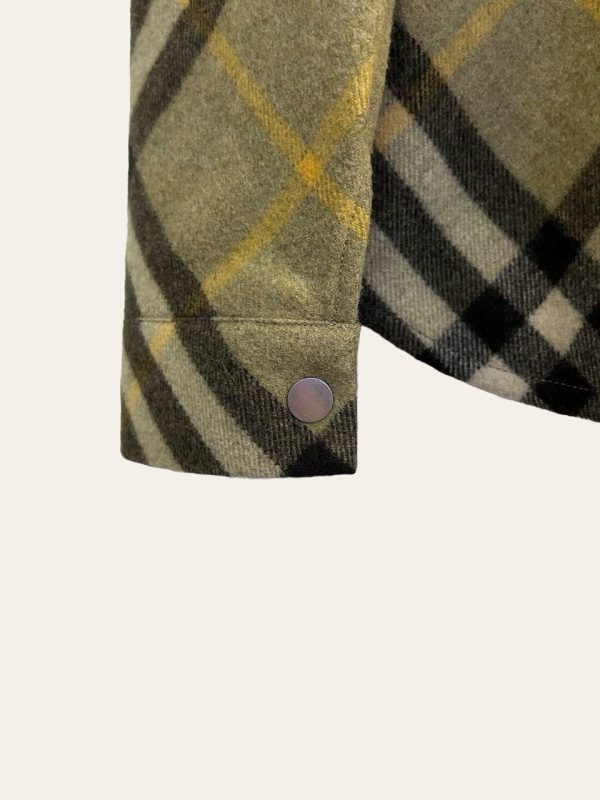 Burberry Check Wool Blend Shirt