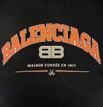 Balenciaga Distressed Logo T-Shirt