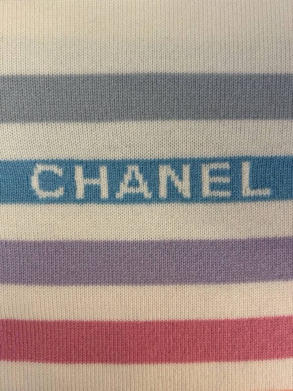 Chanel Cashmere Striped Sweater