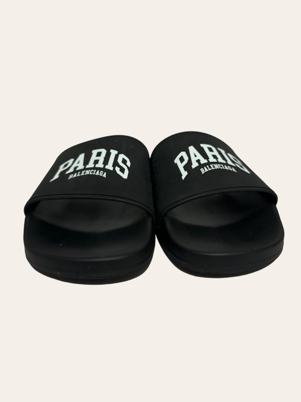 Balenciaga Logo Rubber Slides SZ 42