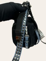 Prada Nylon Stud Crossbody Bag