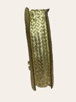 Bottega Veneta Gold Intrecciato Shoulder Bag