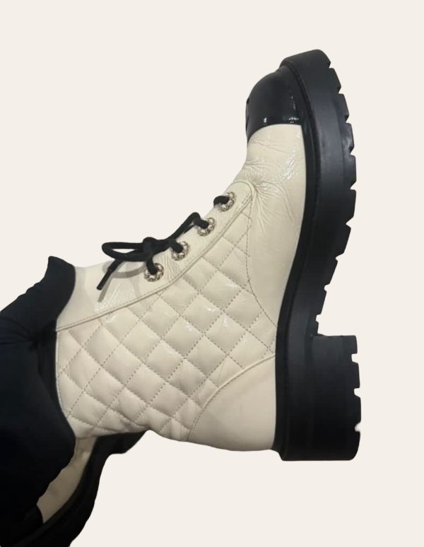 Chanel Quilted Boots SZ 37