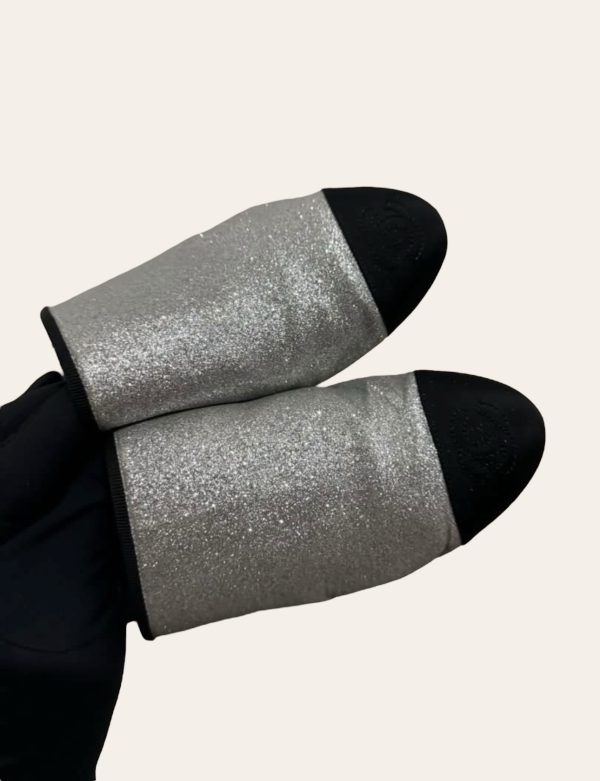 Chanel Glitter Mules SZ 37