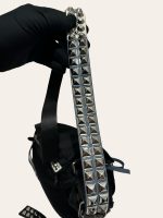 Prada Nylon Stud Crossbody Bag