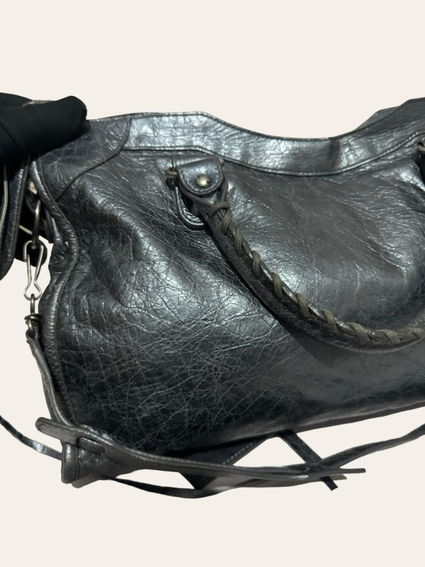 Balenciaga Metallic City Bag