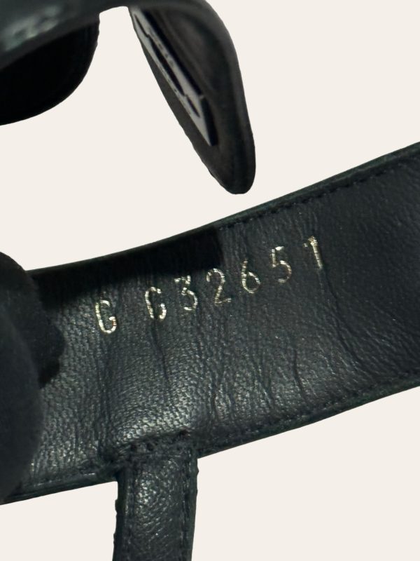 Chanel Turnlock Heel SZ 36