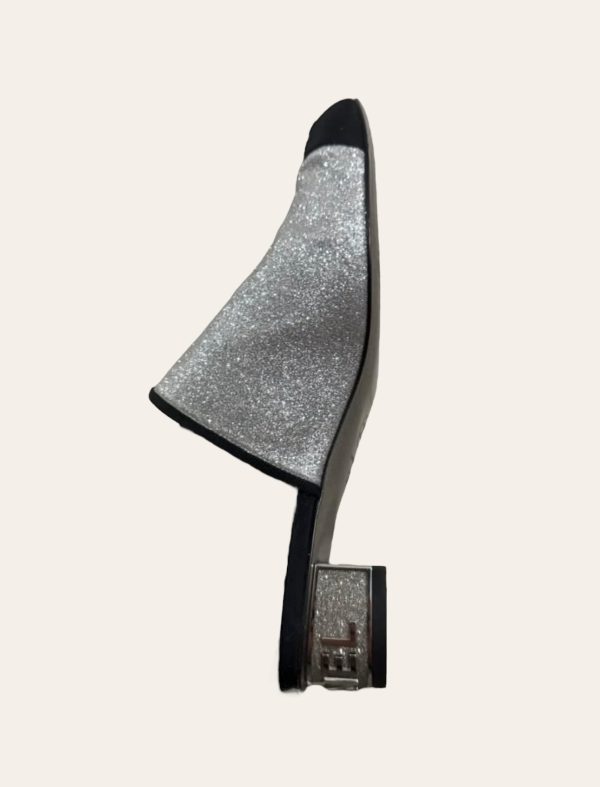 Chanel Glitter Mules SZ 37