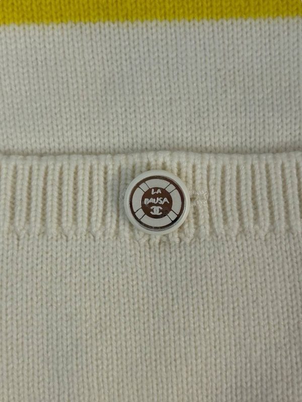 Chanel Cashmere Striped Sweater