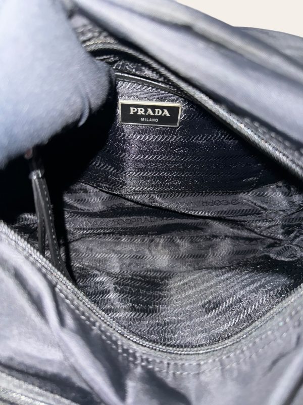 Prada Nylon Stud Crossbody Bag
