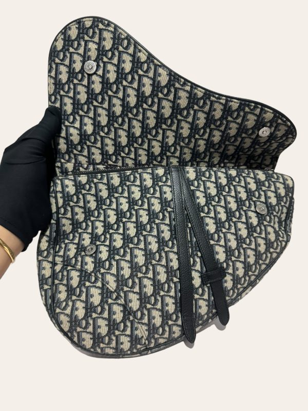 Dior Maxi Oblique Saddle with Pouch