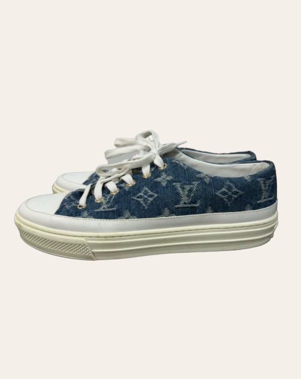 Louis Vuitton Stellar Denim Sneaker SZ 37
