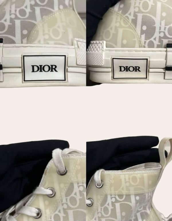 Dior B23 Oblique High Top Sneaker SZ 37