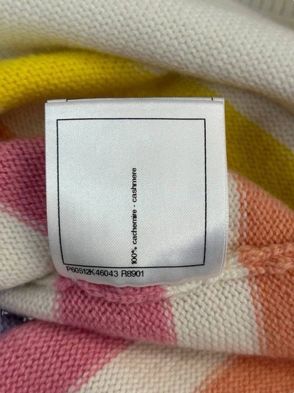Chanel Cashmere Striped Sweater