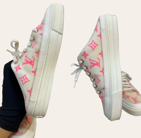 Louis Vuitton Monogram Slip On Sneaker SZ 37