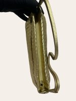 Bottega Veneta Gold Intrecciato Shoulder Bag