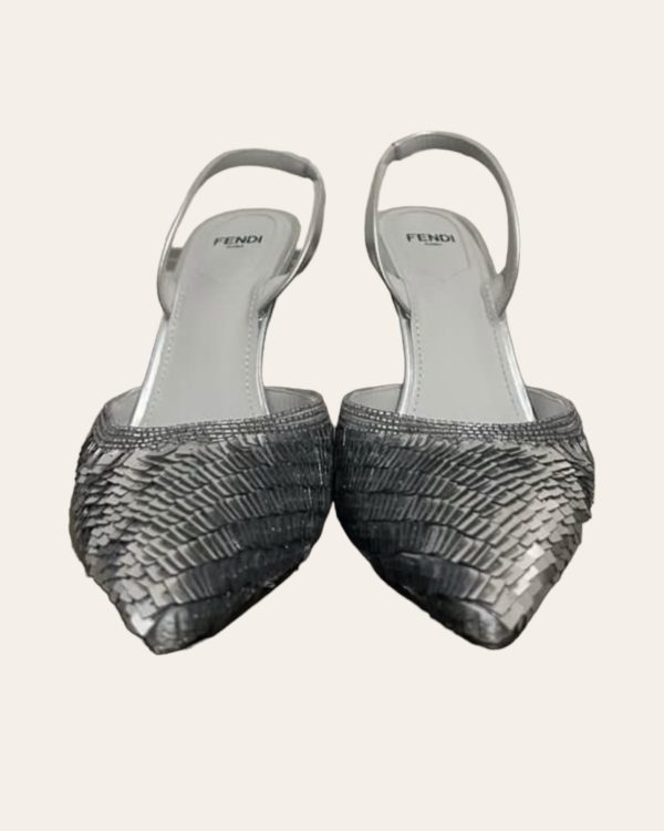 Fendi First Sequin Heel SZ 36