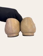 Chanel Camellia Quilted Flats SZ 37.5