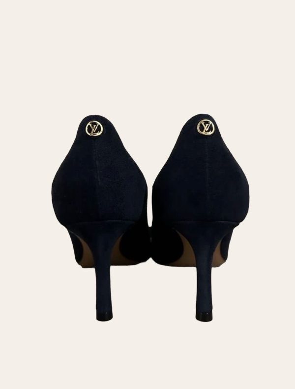 Louis Vuitton Suede Heels SZ 37