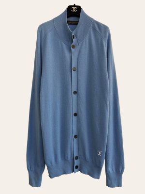 Louis Vuitton Logo Cashmere Cardigan