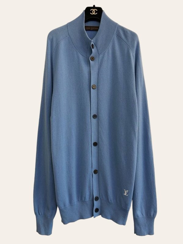 Louis Vuitton Logo Cashmere Cardigan