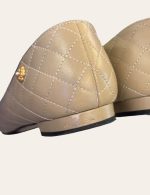 Chanel Camellia Quilted Flats SZ 37.5