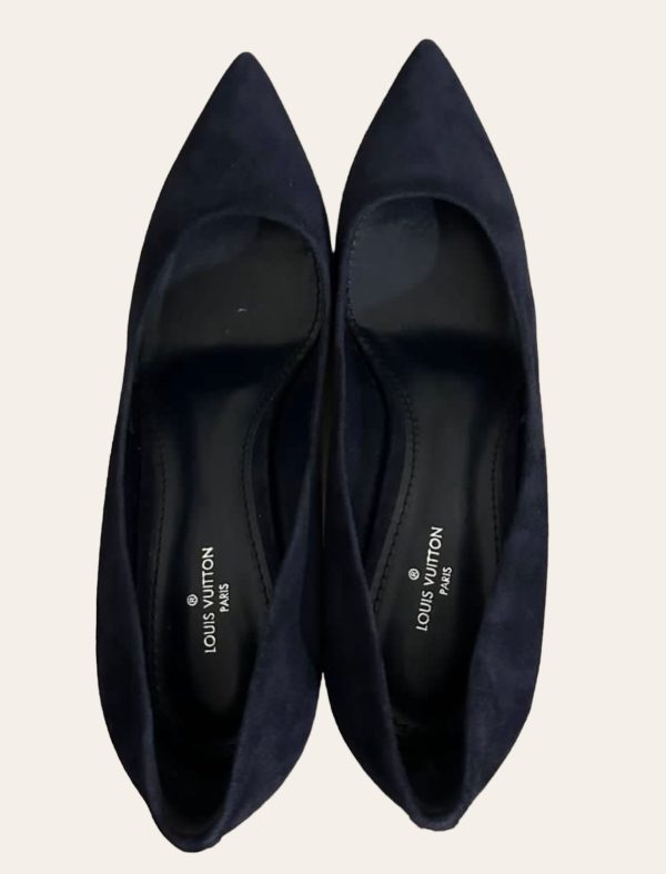 Louis Vuitton Suede Heels SZ 37