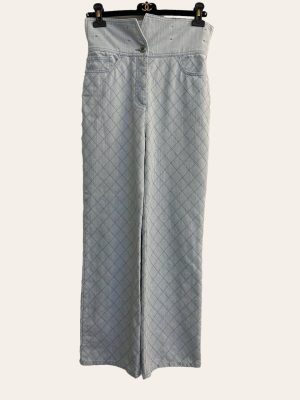 Chanel Quilted Denim Jeans