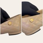 Chanel Camellia Quilted Flats SZ 37.5