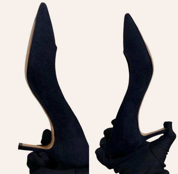 Louis Vuitton Suede Heels SZ 37
