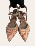 Fendi Colibri Slingback Heels SZ 35.5