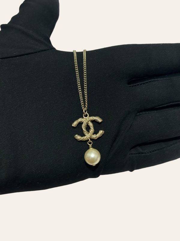 Chanel Crystal Pearl Necklace