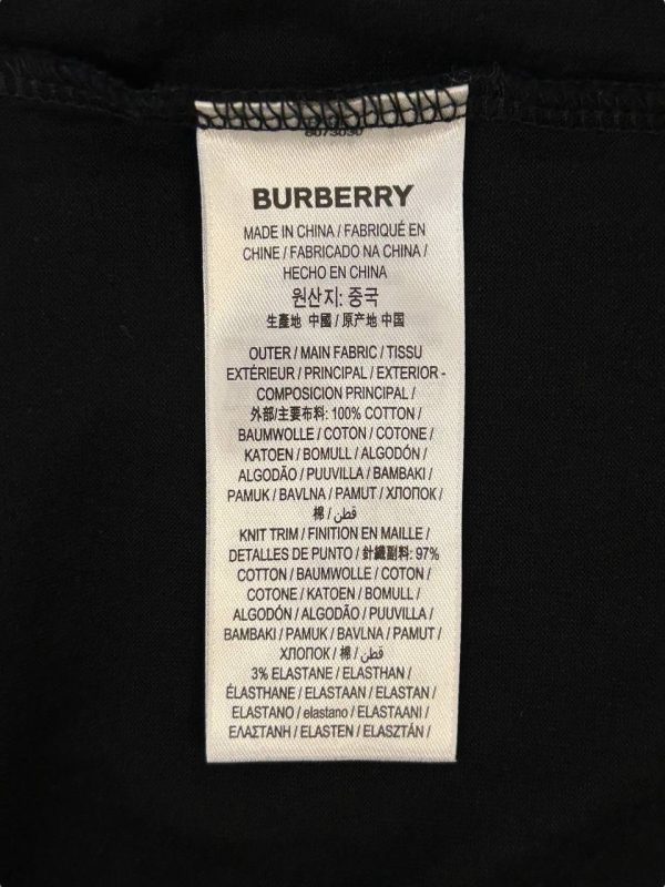 Burberry Checkered Pocket Oversized T-Shirt
