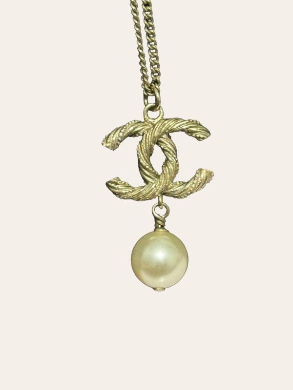 Chanel Crystal Pearl Necklace