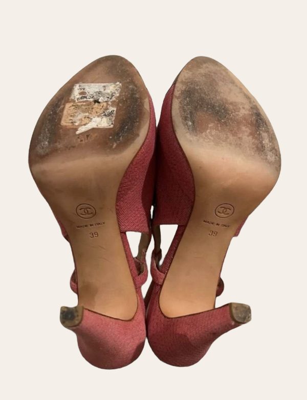 Chanel Tweed Heels SZ 39