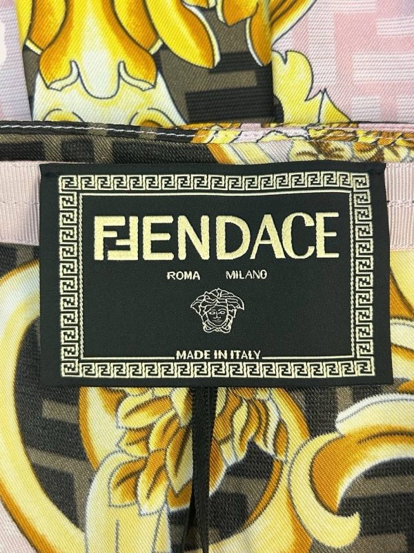 Versace X Fendi Fendace Silk Skirt