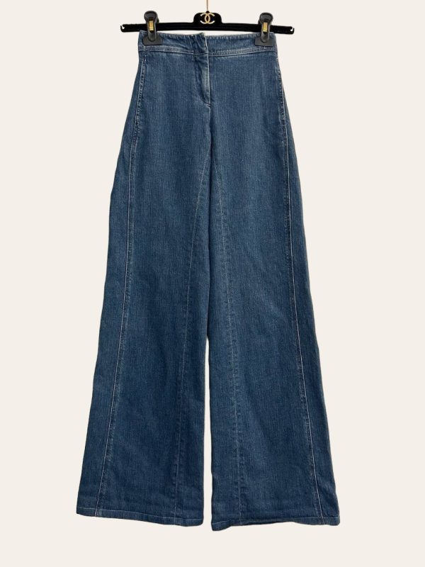 Chanel Denim Flared Jeans