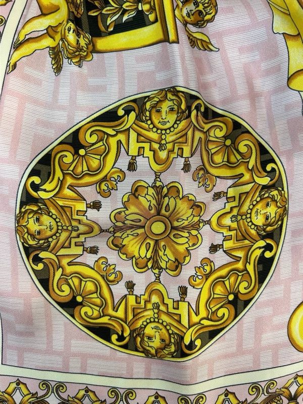 Versace X Fendi Fendace Silk Skirt