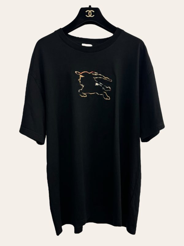 Burberry Check EKD Cotton T-Shirt