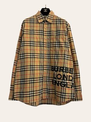 Burberry Checkered Oversized Shirt