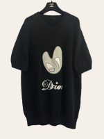 Dior X Kenny Scharf Embroidered Logo Top