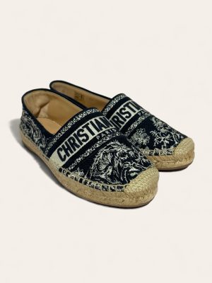 Dior Toile De Jouy Espadrilles SZ 35.5