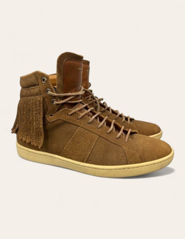 Saint Laurent Court High Top Sneaker SZ 42