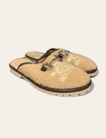 Gucci X Northface Shearling Slides SZ 36